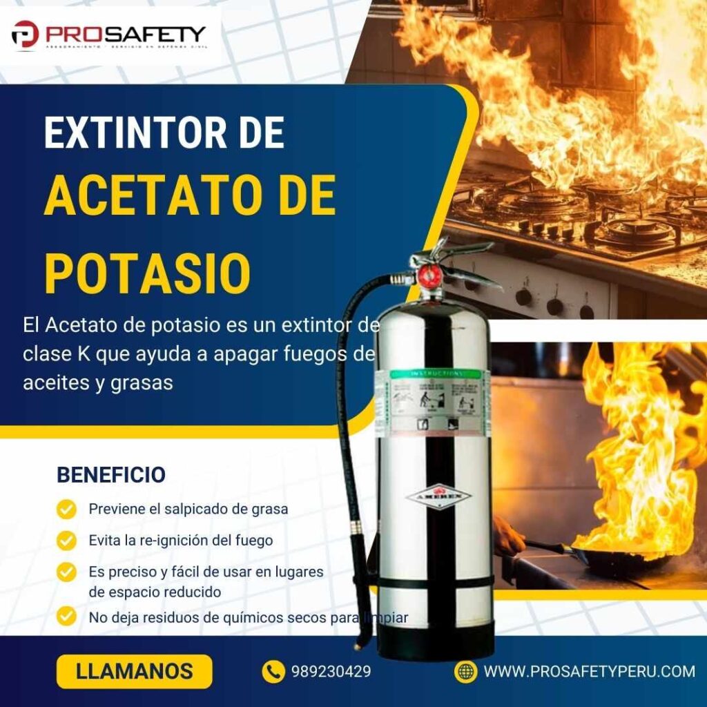 Extintor de Acetato de Potasio en La Molina