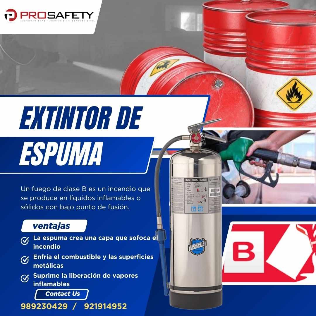 Extintor de Espuma en Lima