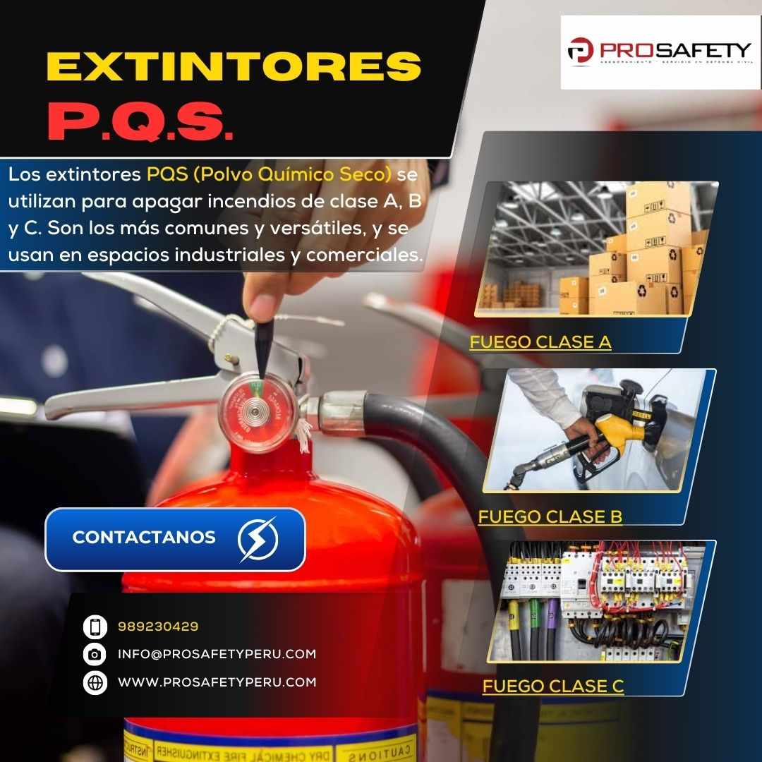 Recarga de extintores en Surquillo