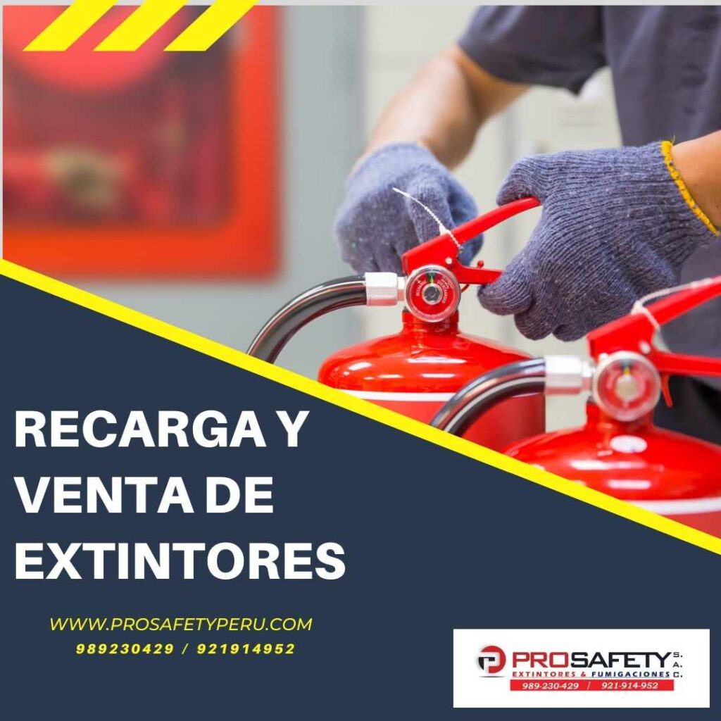 Recarga y Venta de Extintores en Lima