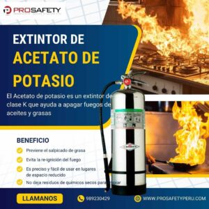 Extintores de Acetato en Miraflores