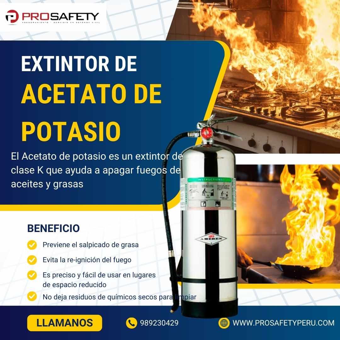 Extintores de Acetato en Miraflores