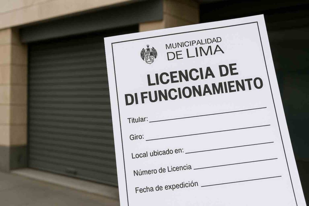 Licencia de Funcionamiento en San Miguel