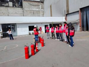 Capacitación en uso de extintores