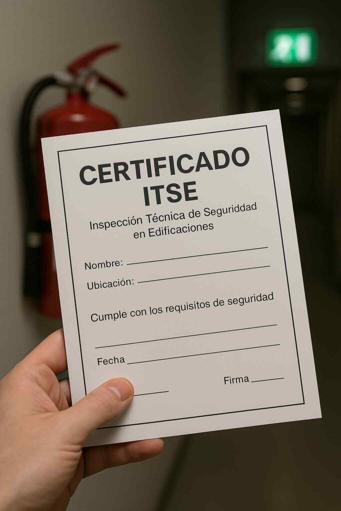 Asesoría para certificado ITSE