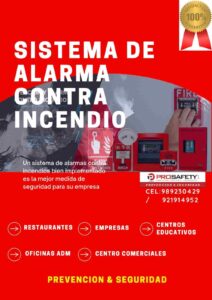 Alarma contra incendio en San Isidro
