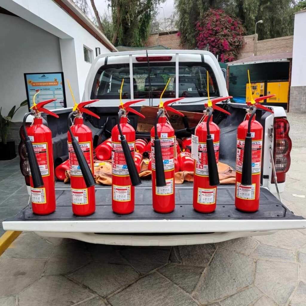 Extintor de espuma en Barranco