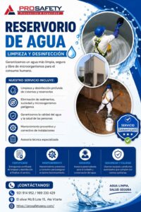 Limpieza de Reservorio de Agua en La Molina