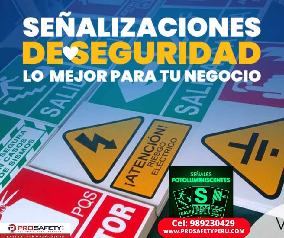 Señalización de seguridad en Lima